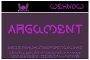 zooming track font, a Font by weknow (Thumbnail 2 of 5)