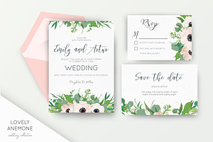 Wedding suite - Lovely Anemone 