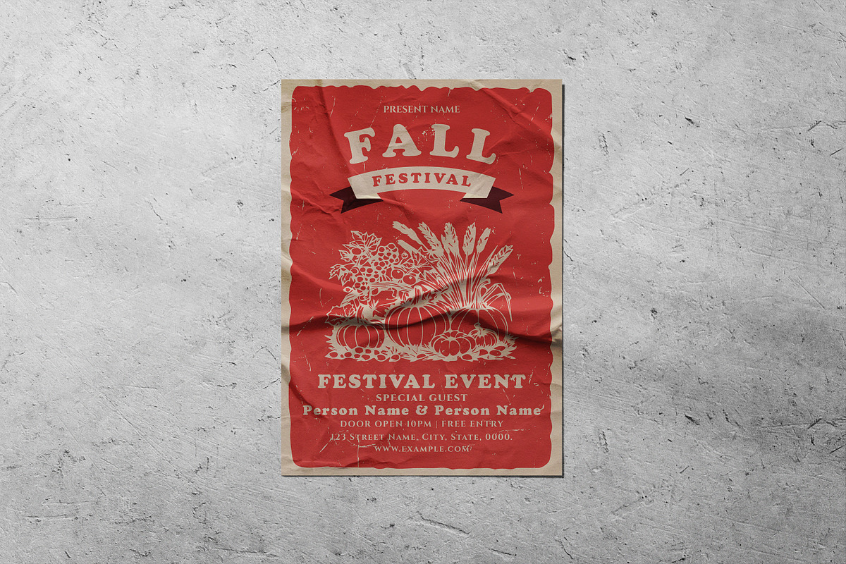 Fall Festival Flyer Template preview 4