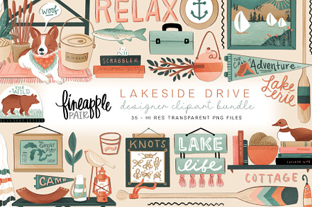 Cottage Life Clipart Bundle DH