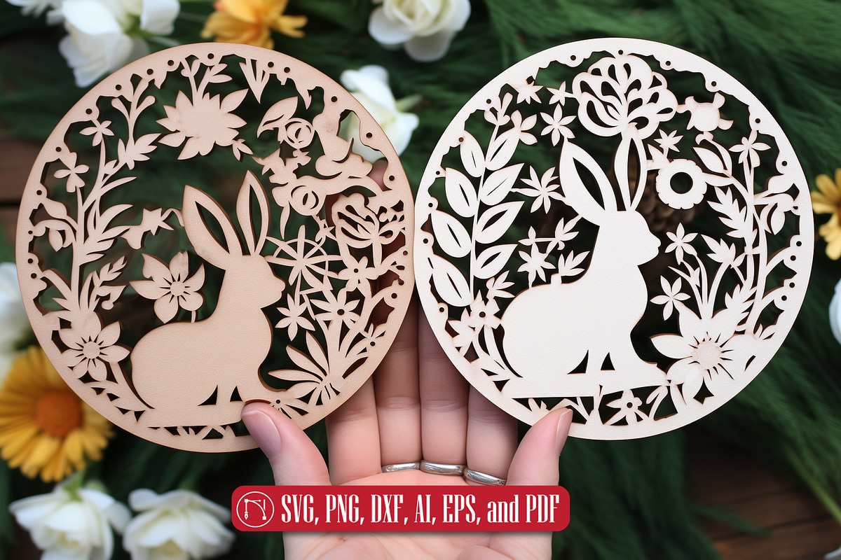 Easter Day Laser Cut SVG Bundle, a Graphic by NGISED (Photo 8 of 9)