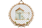 Beach Huts Summer Clipart, an Illustration by DreamArtGraphic (Thumbnail 6 of 8)