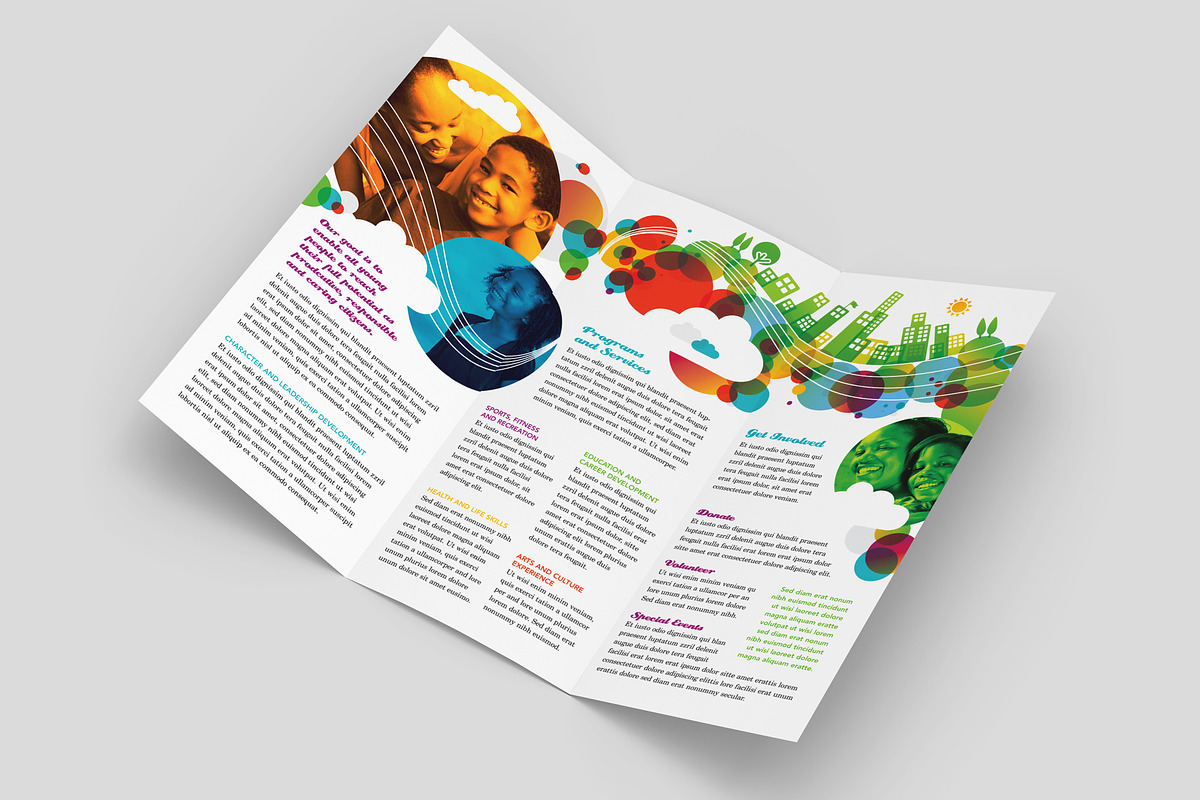Youth Program Brochure Template, a Brochure Template by StockLayouts (Photo 2 of 4)