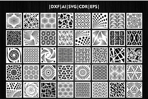 100 Decorative Square Panels