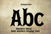 Western Metal, a Font by Wow Magic (Thumbnail 2 of 3)