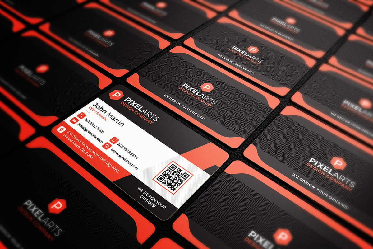 100 Modern Business Card Bundle, a Business Card Template by GraphicsEgg (Photo 16 of 102)