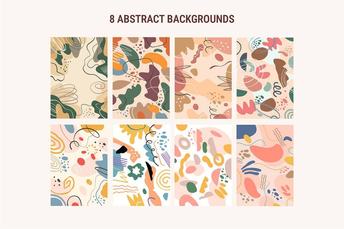 Abstract Organic Shapes & Doodles, an Object Graphic by Oktyabr (Photo 4 of 7)