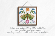 Flowery butterflies clipart set, an Animal Illustration by Yelloo Fish (Thumbnail 4 of 14)