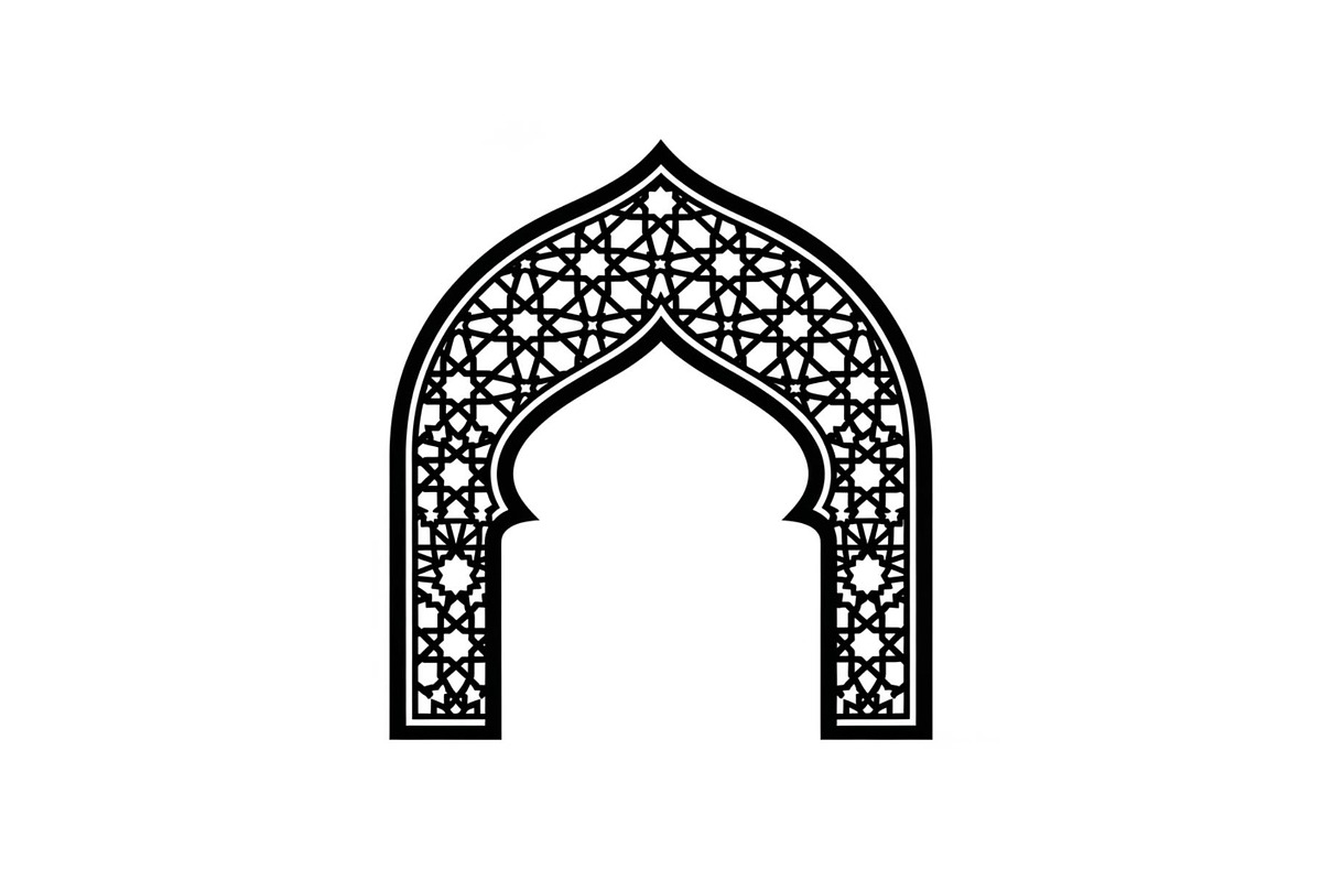 Islamic Arch Window Vector Bundle, an Illustration by yasushie (Photo 5 of 51)