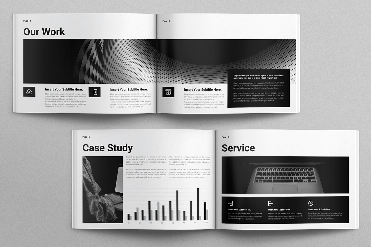 SEO Proposal Template Landscape, a Brochure Template by E-Type (Photo 3 of 7)