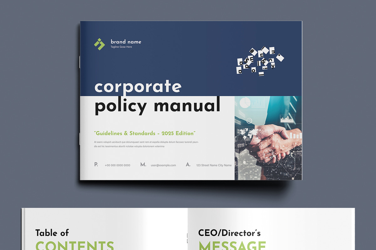 Creative Portfolio Book Template preview 2