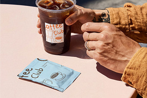 Iced Coffee Cup Mockup