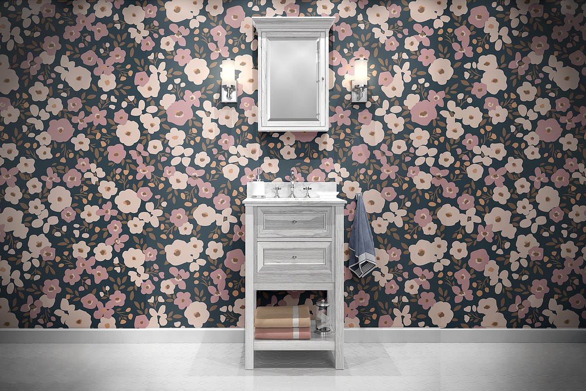 Botanical Elegant Floral Pattern, a Pattern Graphic by StudioGlouna (Photo 4 of 13)