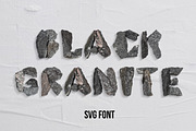 Black Granite Font, a Slab Serif Font by Handmadefont (Thumbnail 1 of 9)