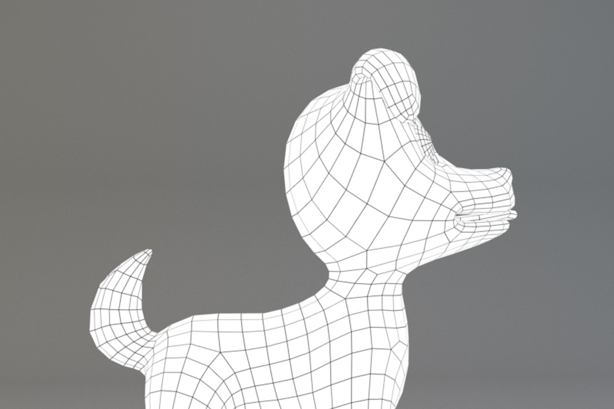 Cartoon Dog, an Animal 3D Model by XYZ Space (Photo 7 of 7)