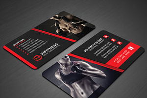 Fitness Business Card, a Business Card Template by Creative_Arts