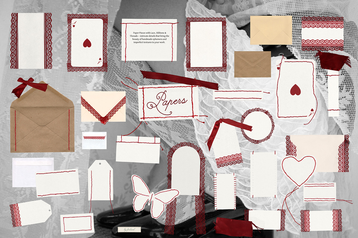 Delicate Mischief Coquette Collage, an Object Graphic by Feelsoul (Photo 5 of 10)