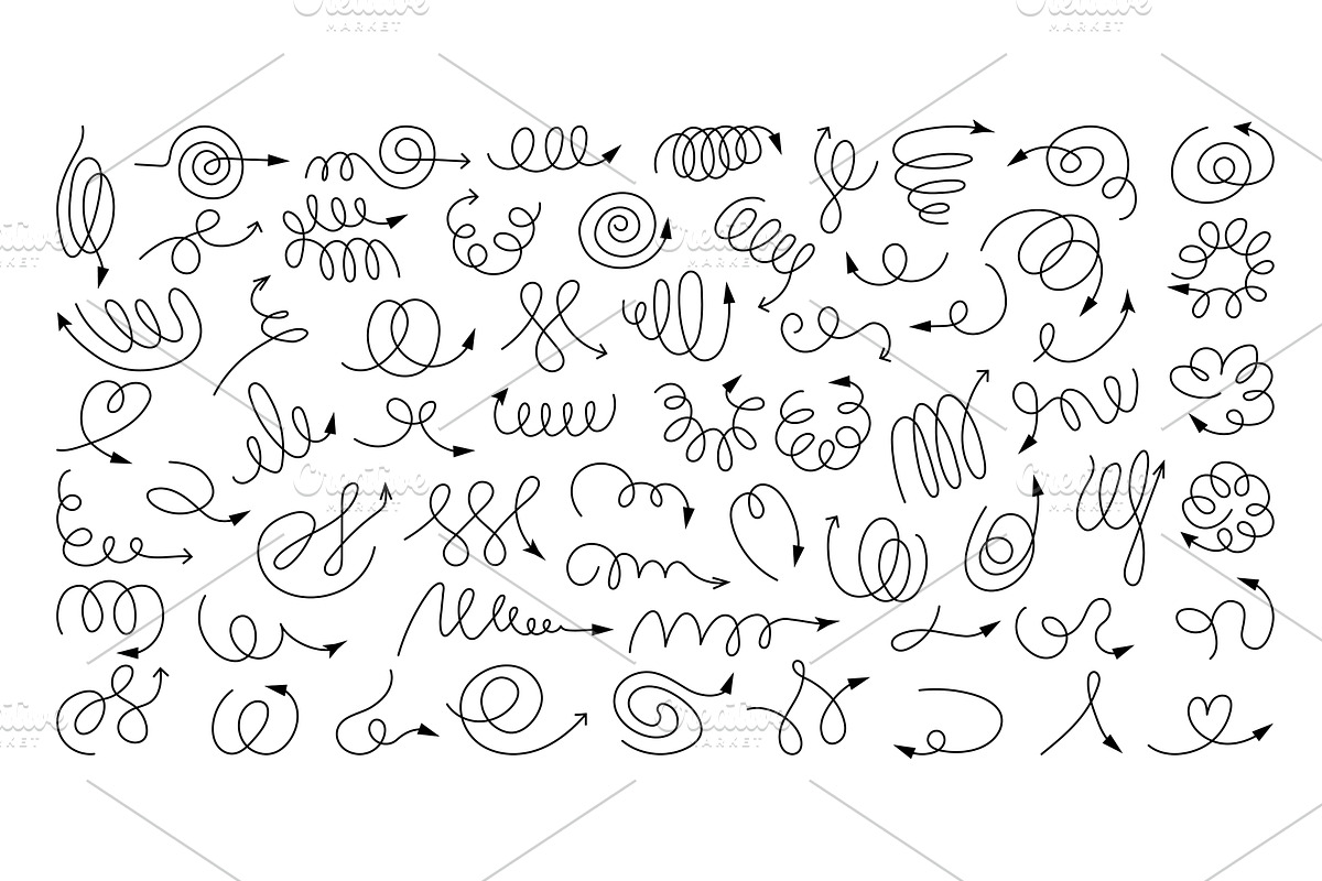 Spirals. Springs illustrations, an Illustration by Onyx