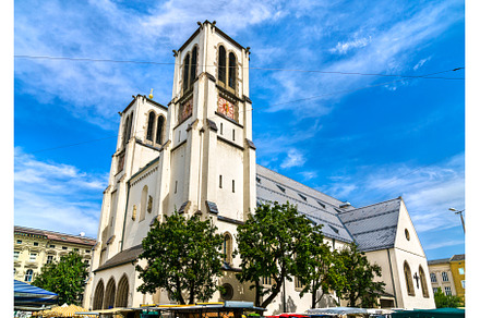 St. Andrew Church in Salzburg, an Architecture Photo by Leonid Andronov