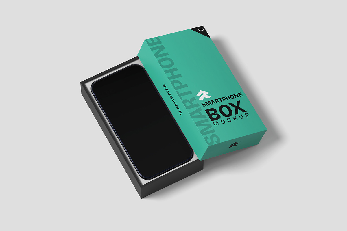 Smartphone Box - Mockup, a Mockup by Rometheme Std (Photo 5 of 5)