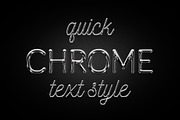 Chrome text effect, a Product Mockup by Evlogiev Studio (Thumbnail 1 of 4)