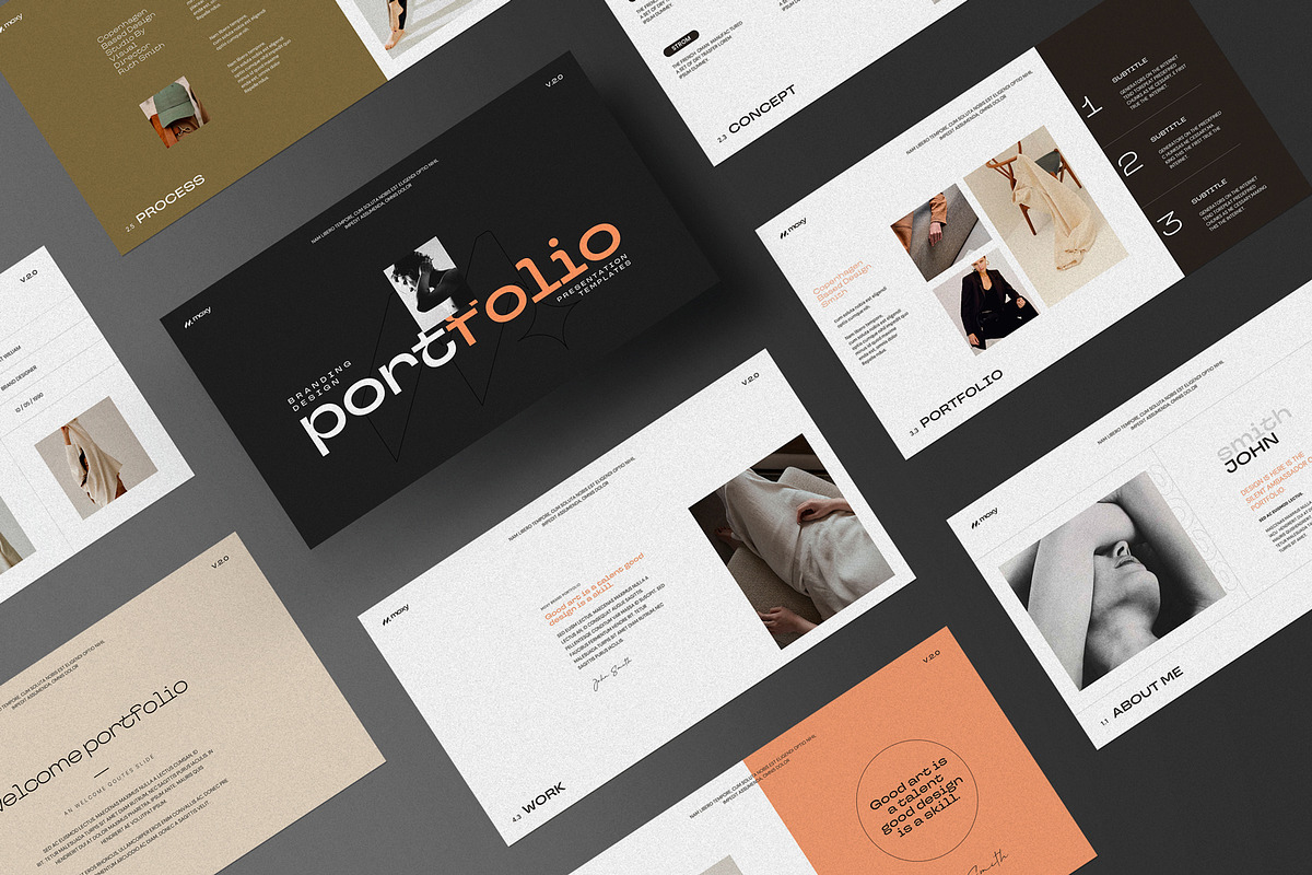 MOXY | Brand Portfolio Template, a Presentation Template by creathrivestudio (Photo 10 of 10)