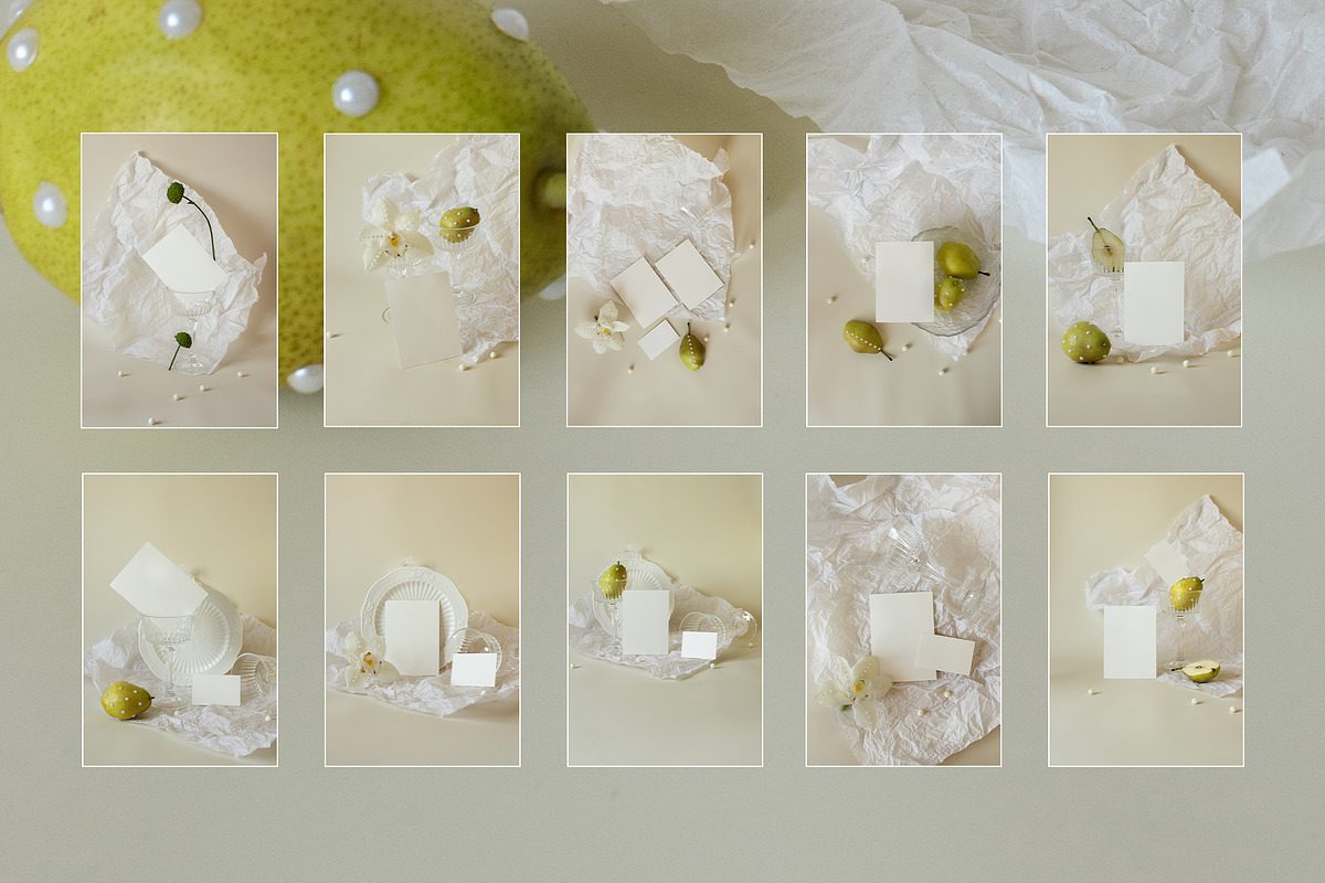 Poire de Lumière Stationery Mockups, a Product Mockup by Muse Mockups (Photo 10 of 16)