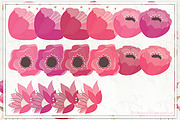 Springtime 03 - Red and Pink Vector, an Illustration by Michelle Alzola (Thumbnail 4 of 5)