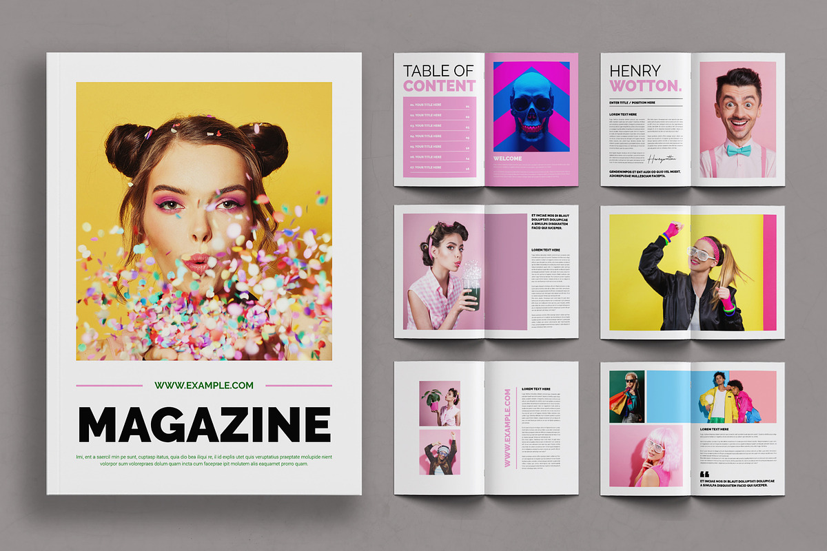 Creative Magazine Layout Design, a Magazine Template by ContestDesign (Photo 1 of 3)
