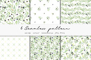 Olive Branches Watercolor Set, a Decorative Illustration by Daryartsy (Thumbnail 6 of 11)