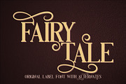 Fairy Tale Typeface, a Script Font by VozzyStock (Thumbnail 1 of 5)