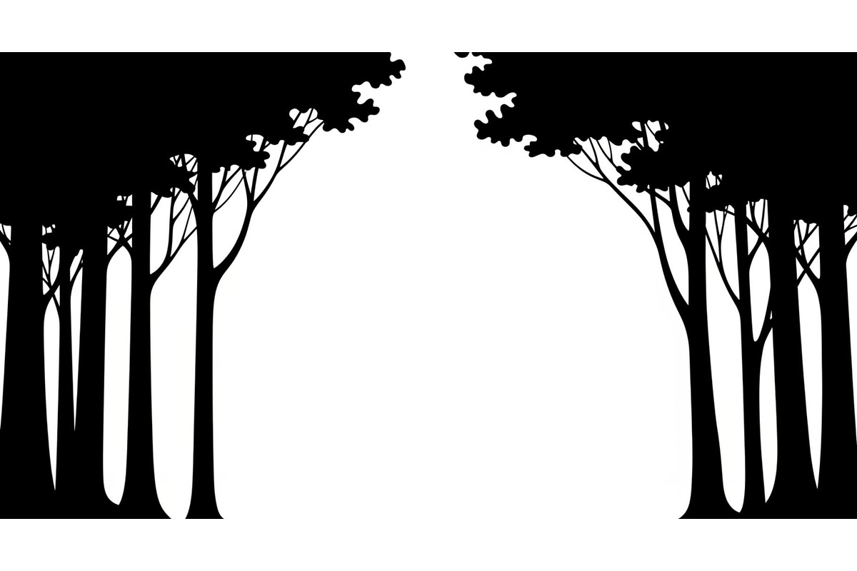 Forest Frame Silhouette SVG Bundle, an Illustration by jahid234 (Photo 49 of 51)