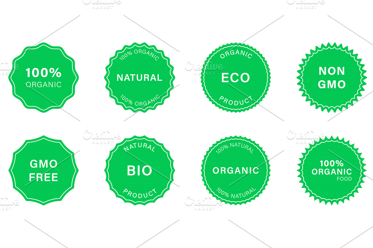Healthy Organic Vegan Food, an Object Illustration by Vector Creator