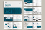 Annual Report Landscape Layout, a Brochure Template by Pixelpick (Thumbnail 1 of 9)