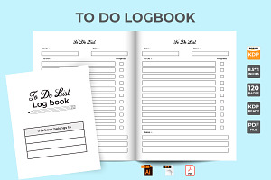 To Do List KDP Interior Log Book