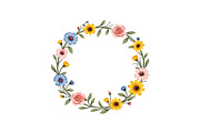 Spring Floral Wreath SVG Bundle, a Graphic by Gfx_Store (Thumbnail 4 of 13)