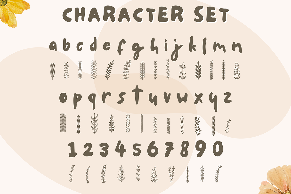 Petaline Dingbat, a Symbol Font by Dm Studio (Photo 7 of 7)