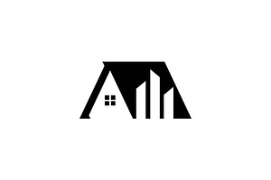 home real estate logo, a Branding & Logo Template by ZHR Creative