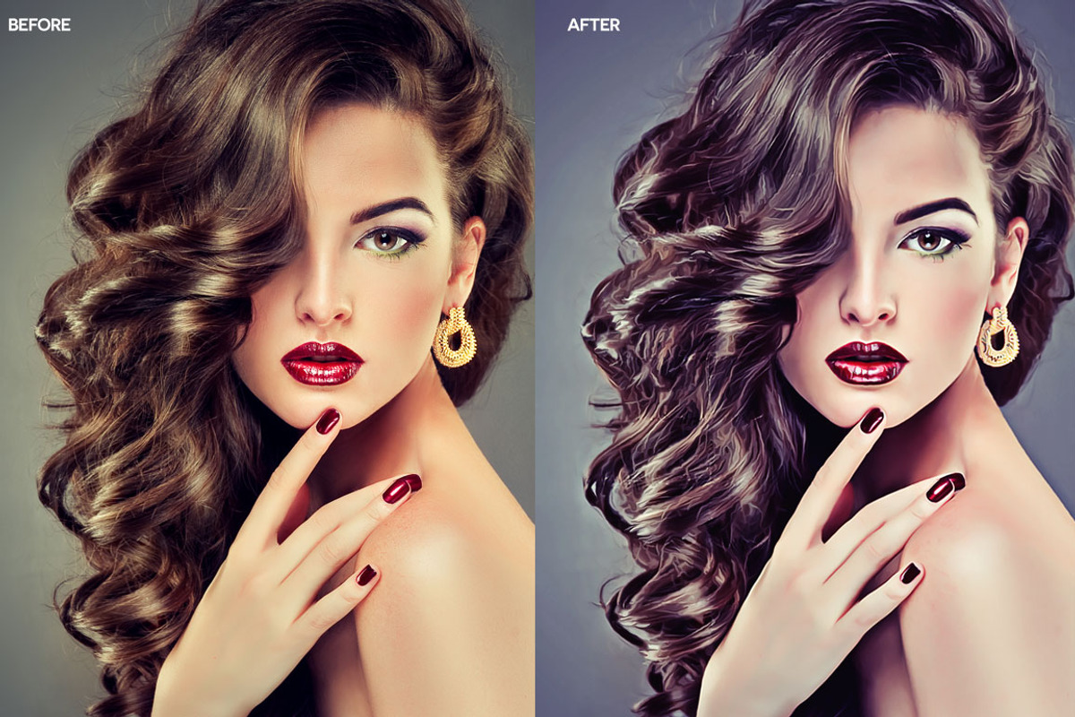 Pro Retouch Photoshop Actions, an Action Add-On by Creativetacos (Photo 2 of 6)
