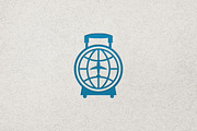 Travel Globe Plane Logo, a Branding & Logo Template by Luxury Logos (Thumbnail 4 of 4)