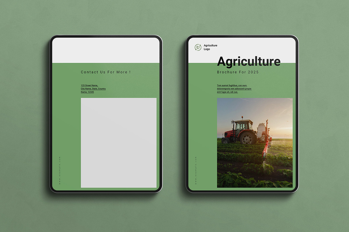 Digital Agriculture Brochure Layout, a Brochure Template by TemplatesForest (Photo 8 of 8)