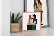 Abstract Gay couples, a Person Illustration by ApetekMarket (Thumbnail 5 of 6)