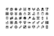 50 Spain Icons, an Outline Icon by Side Project (Thumbnail 3 of 8)