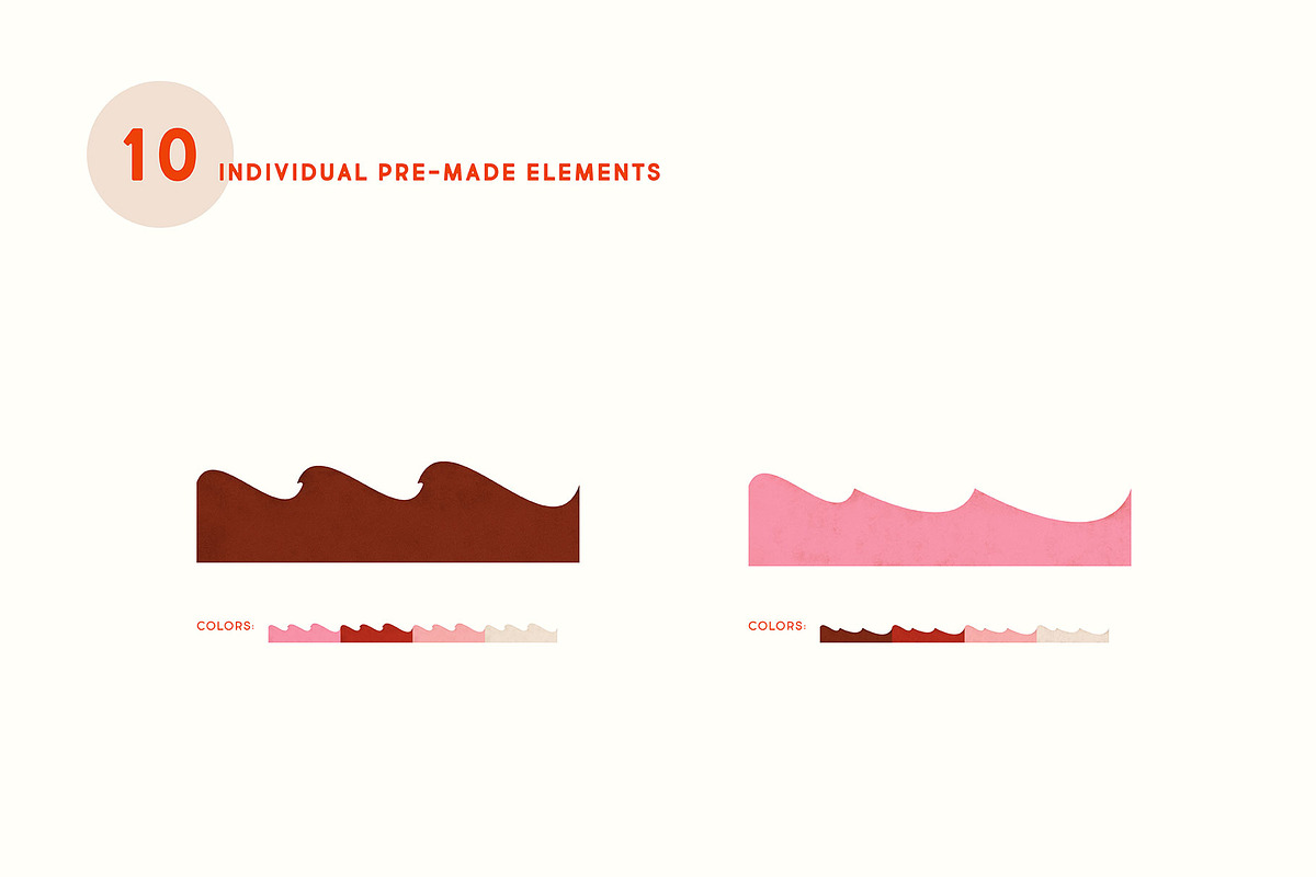 Landscape Shapes & Compositions, a Texture Illustration by All This Concept (Photo 10 of 14)