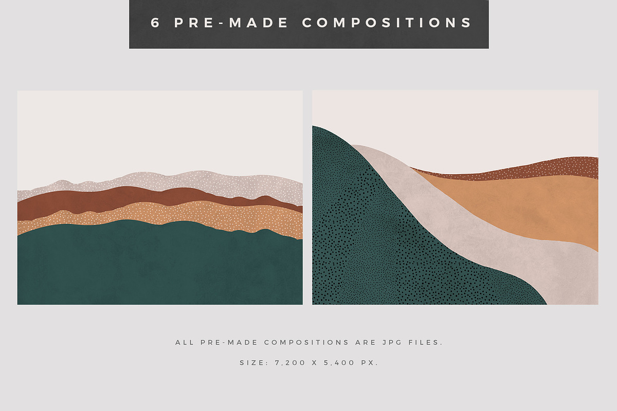 Landscape Creation Kit, a Texture Illustration by Basia Stryjecka (Photo 7 of 13)
