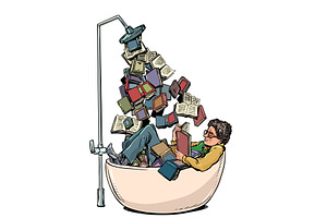 Pop Art Retro A person is awash in, an Object Illustration by studiostoks