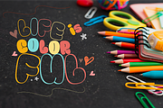 Meila Solid - Cute & Cheerful Font, a Sans Serif Font by Namela Studio (Thumbnail 7 of 7)