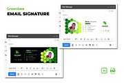Email Signature Template - Greenbee, an Email Template by TemplArt (Thumbnail 2 of 2)