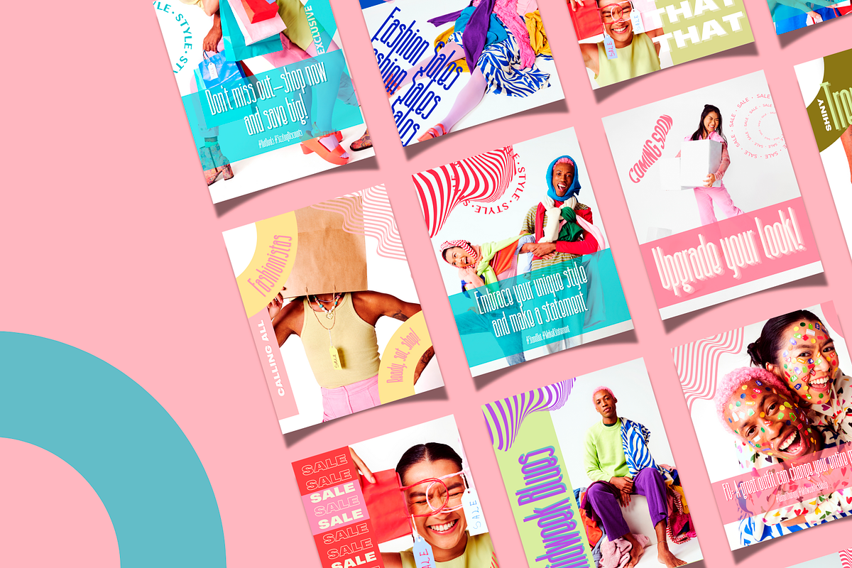 Social Media Fashion Pack Templates, a Social Media Template by PaolaroiDesign (Photo 5 of 6)