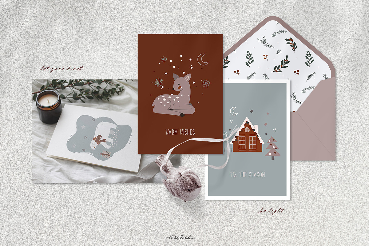 Christmas Map Creator, an Animal Illustration by AlekseliArt (Photo 11 of 14)